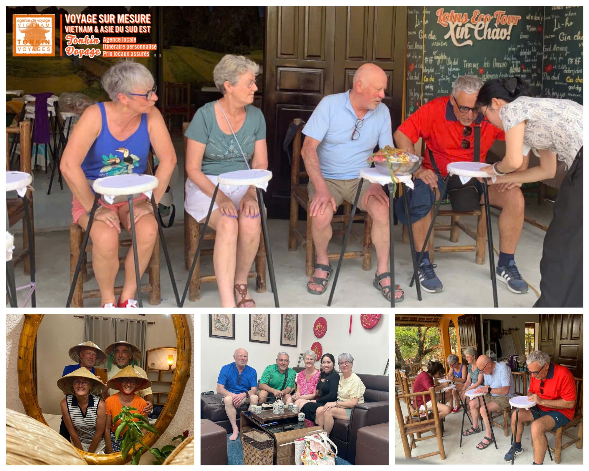 Circuit entre amis nord sud du Vietnam saveurs et couleurs avec l'agence de voyage locale Tonkin VOyage